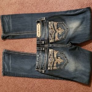 Womens Rock Revival size 27 midrise bootcut